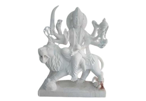 White Marble Durga Statues