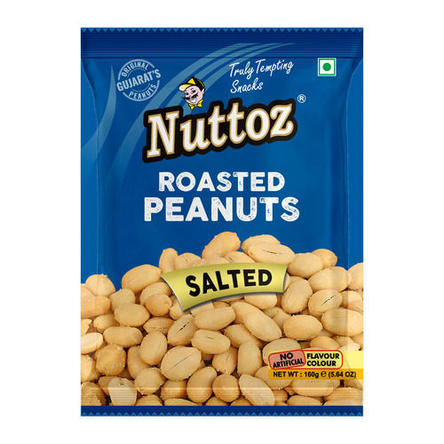 Nuttoz Roasted Peanuts - Salted 160 Gm