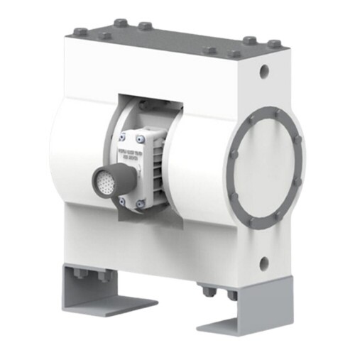 Solid Ptfe Aodd Pump - Color: Blue