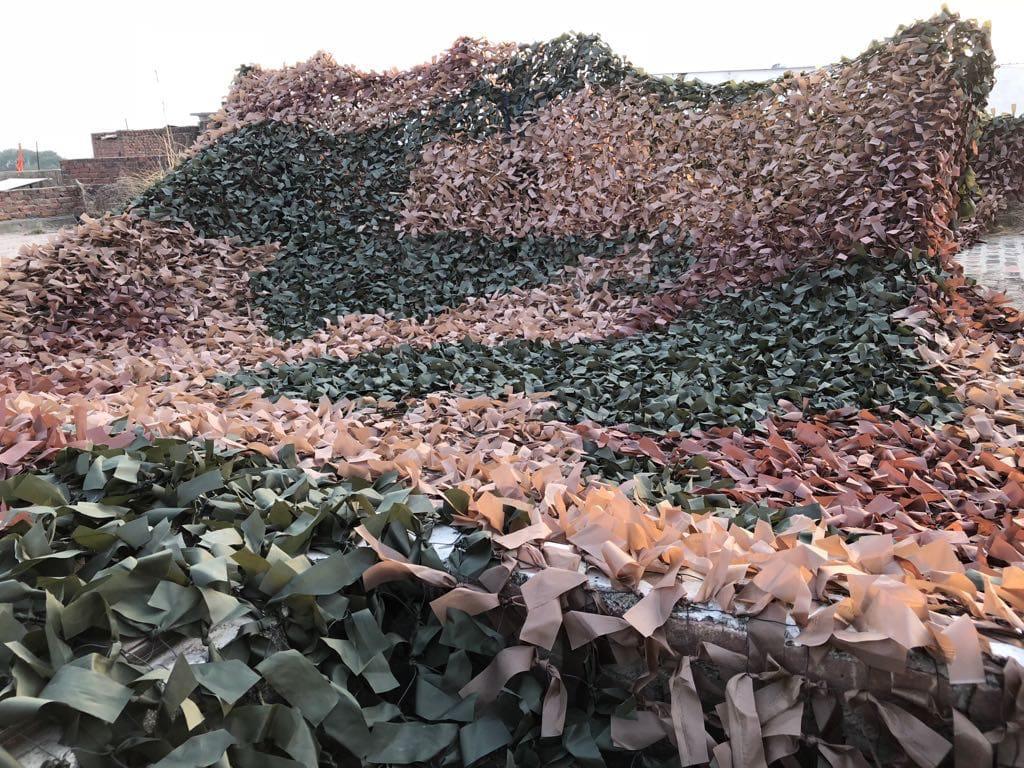 Camouflage Nets - Light Weight, Quick Drying | Ideal for Army Camps and Industrial Use
