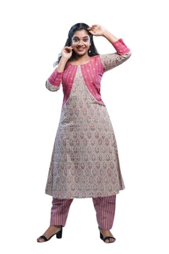 Printed A Line Kurti