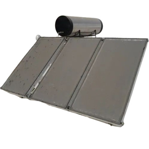 Solar Water Heater - Durable Aluminium Frame, 250 LPD Capacity | 15 Tubes, 112 psi Pressure, Wall Mounted, Grey Color, 6 kW Power Consumption