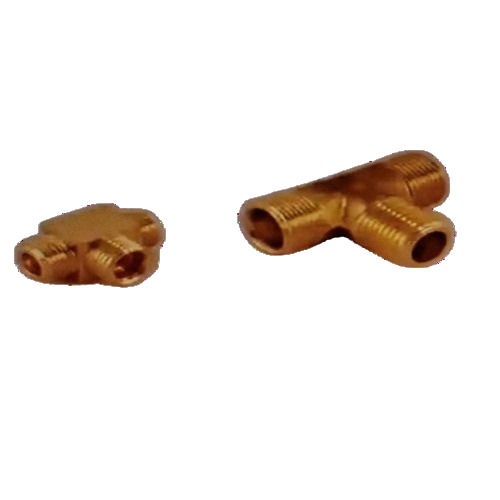 Polished Brass T Joints, for Industrial, Technics