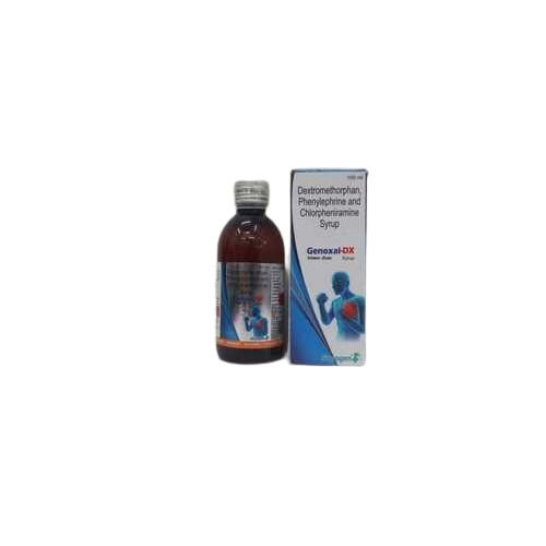 100ML Dextromethorphan Hydrobromide IP 10MG + Phenylephrine Hcl IP 5MG + Chlorpheniramine Maleate IP 2MG Syrup