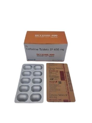 Cefixime Ip 400Mg Tablets 10x10 Tablets Pack