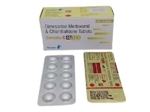 Olmesartan Medoxomil 40 Chlorthalidone 12.5 Mg Tablets