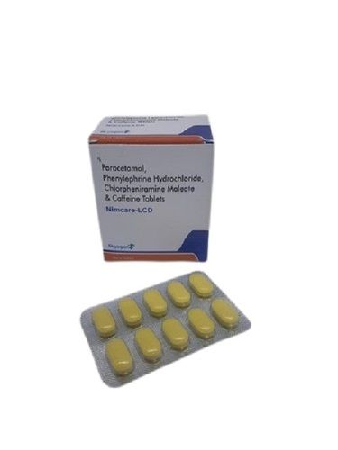 Paracetamol Chlorpheniramine Caffeine Phenylephrine Tablets