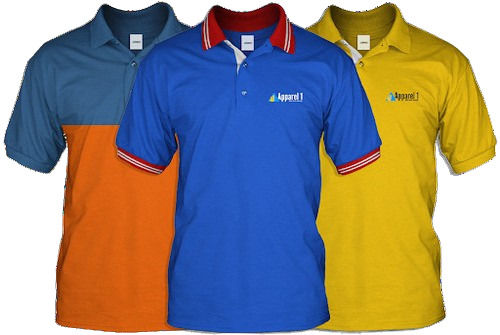 Molticolor Corporate Polo T Shirts