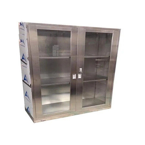 Medical Sterile Cabinet - Color: Metallic