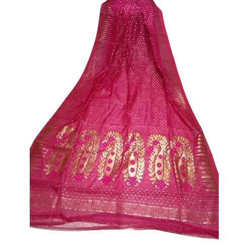 Wrinkle Free Cotton Silk Jori Jamdani Saree - Light Weight, Trendy Colors, Printed Design | Stylish, Comfortable, Enhances Wearer''''s Beauty, Suitable for All Seasons