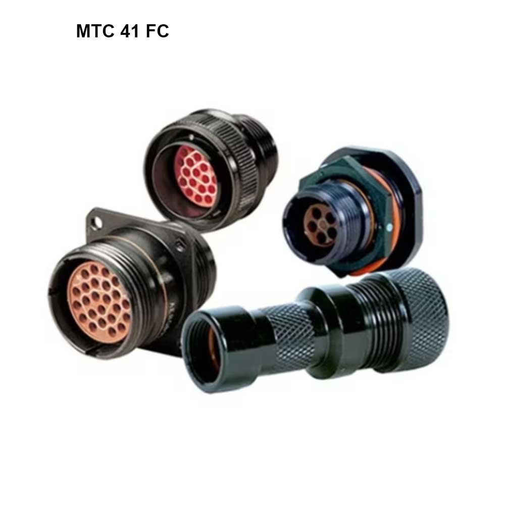 Omega MTC 41 FC Black Circular Connector