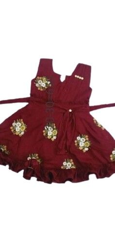 Sleeveless Children Frocks