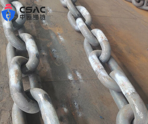 Black Coated Studless Link mooring chain