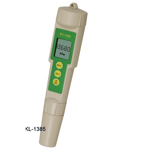 Large LCD Display KL-1385 Waterproof EC CF TDS Meter