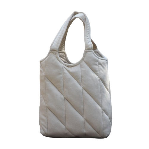 YACHT Puffer Hobo Handbag - Beige