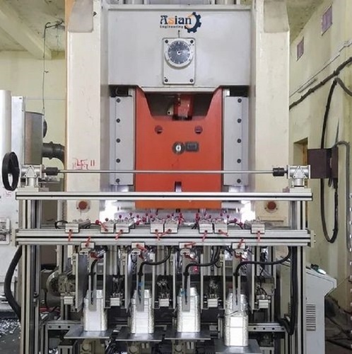 450Ml Aluminium Foil Container Making Machine - Color: Grey