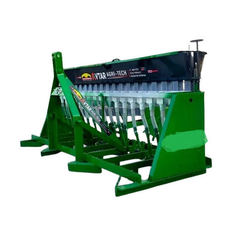 Polished Finish Heavy-Duty High Strength Tractor Operated Agricultural Seed Drill Machinery