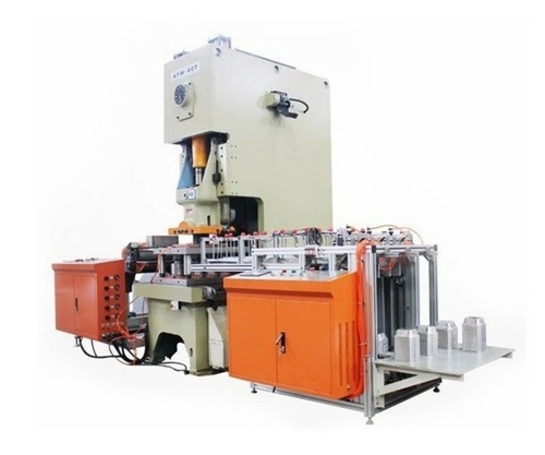 110 Pcs Per Min Aluminium Foil Container Making Machine - Color: Grey
