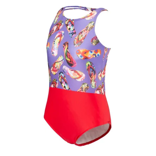 Kes-Vir Girl's Halterneck Swimsuit