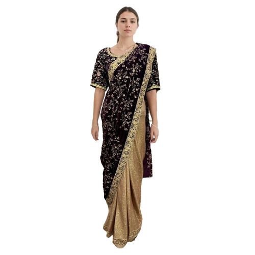 Regal Gold Symphony Saree Rental for 4 Days