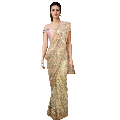 Sequins Saree Dress 4 Days Rental Service