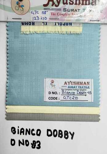 Bianco Dobby Shirting Fabric