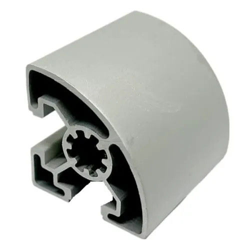 Industrial Radius Aluminium Profiles - Color: Silver