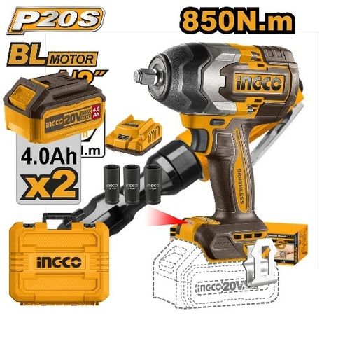 Ingco Ciwli2085 Cordless Impact Wrench