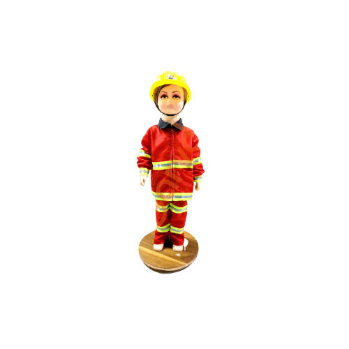 Kids Fireman Dress Costume with Helmet