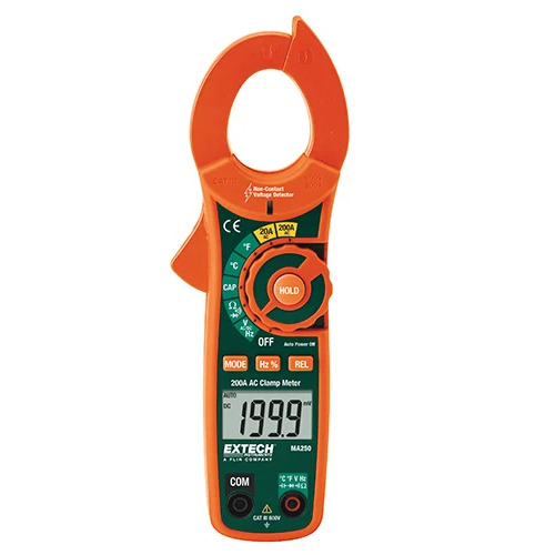 200A Digital Ac Clamp Meter Ncv- Ma250 - Color: Black