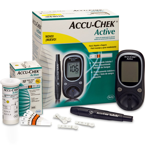 Accu Chek Active Blood Glucometer