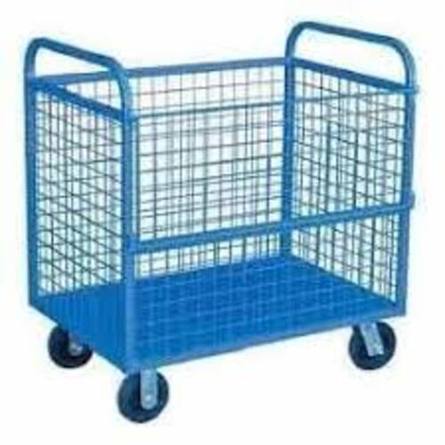 Polished Box Handling Trolley