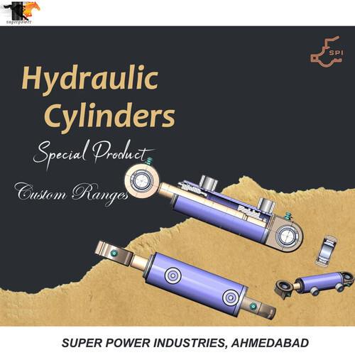 Double Acting Hydraulic Cylinder - Color: Multiple