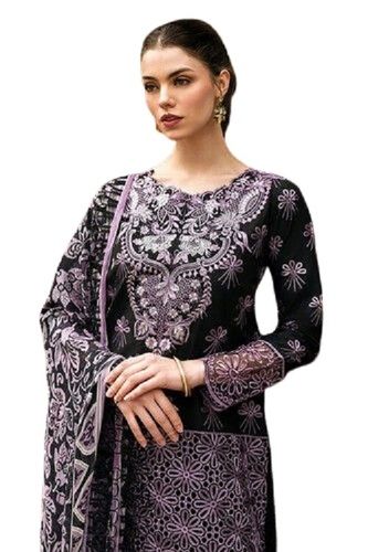 Embroidered Designer Ladies Suit - Color: Green