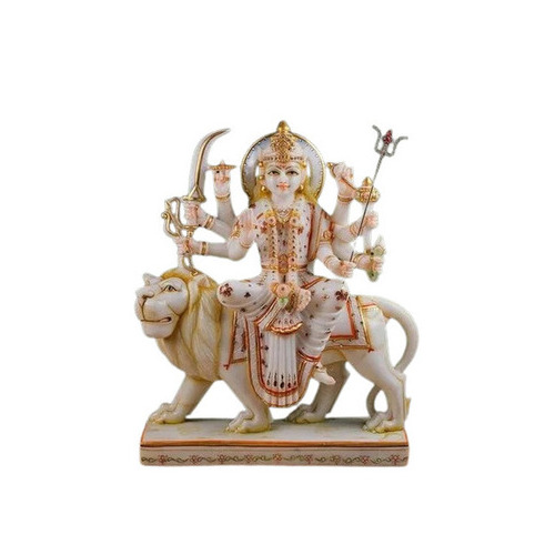 Marble Durga Statue - Feature: Antibacterial