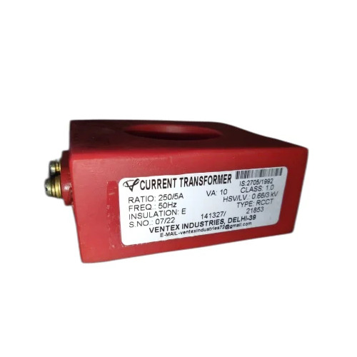 Lt Current Transformer - Resin Cast, CT Ratio: 60/5A - 250/5A, 600/5A | Insulation Level: 3 KV, Single Phase, 50 Hz, Operating Temp: Up to 120Â°C, Warranty: 18 Months