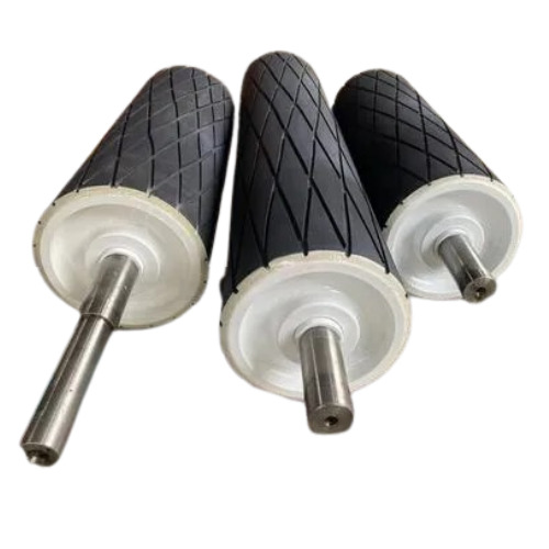 Conveyor Pulley - Durable Steel Construction, Black Finish | Essential for Efficient Material Handling Systems