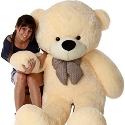 Stuffed Teddy Bears - Yellow, Light Weight & Machine Made | Attractive Look, Flexibility, Perfect for Baby Playing