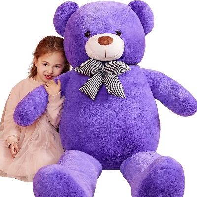 Teddy Bears - New Light Weight Purple Plush Toy , Perfect for Baby Playing and Attractive Look