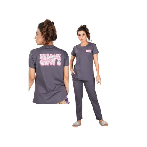 Ladies Night Suits - Color: Gray