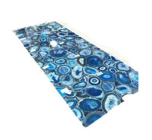 Blue Gemstone Slabs - Artificial Stone Type: Solid Surface