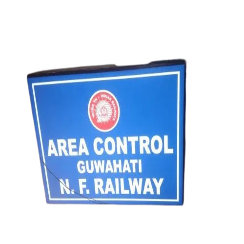 Sign Board - Metal & Plastic Material, Customized Size, Multi Color Finish | Modern 3d Acrylic Logo Display For Commercial Applications