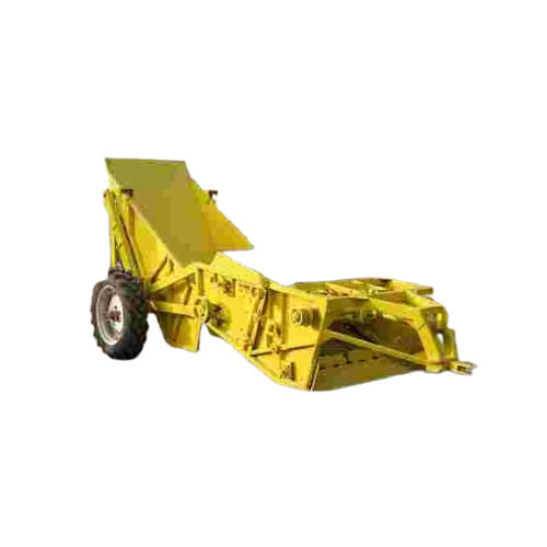 Stone Picking Machine - New Condition, 70-120 HP Tractor Support, Yellow and Black Finish | 1000 kg Weight, PTO/Hydraulic Transmission, Drive Speed of 20-150 m/hr