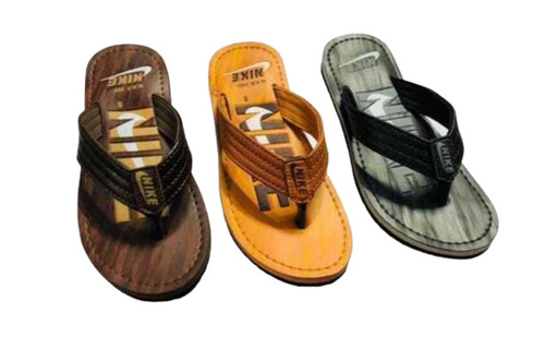 Mens Printed Slippers - Rubber Material Multicolor Design | Machine Washable Skin Friendly Anti Shrink Elegant for All Seasons