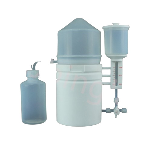 Pfa Acid Purification System - Plastic, Standard Size, White | Thermal Radiation Evaporation, Corrosion Resistant, Ultra-Pure Acid Distillation