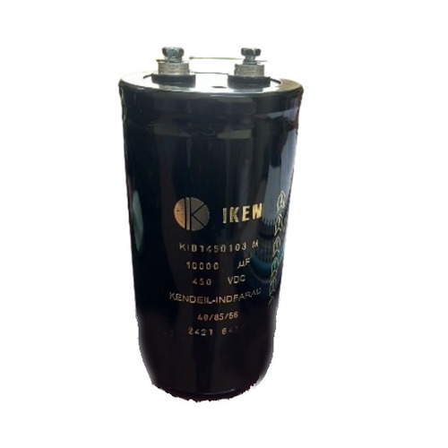 Can Capacitor - Color: Black