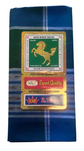 Cotton Striped Handloom Lungi - Various Colors, No Color Fade, Wrinkle Free, Ideal for Gifting, Timely Delivery