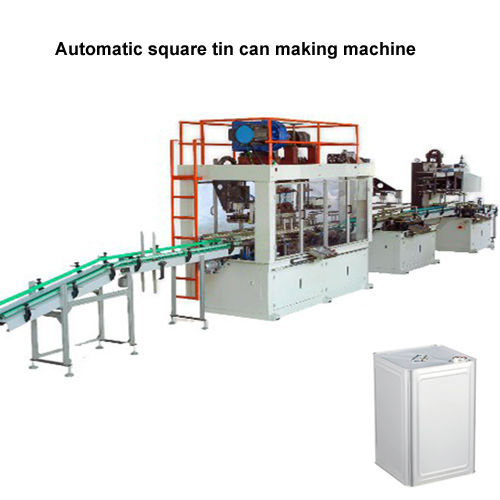 Automatic 15 L Square Oil Metal Tin Can Making Machine - Capacity: 25-30 Pcs/Min