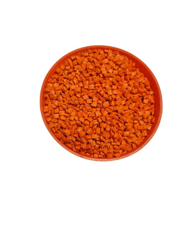 PBT Glass Filled Orange Granules - Recycled Eco-Friendly Material, PBT Type, Industrial Grade | Perfect for Plastic Industry Applications