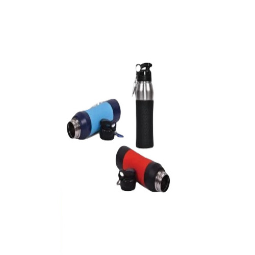 Customized Round Stainless Steel Water Bottle - 750ml Capacity, Orange Color, Screw Cap Sealing for Drinking and Gifting